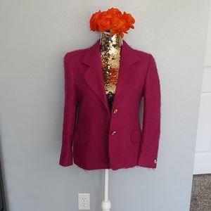 Hot Pink Textured Blazer